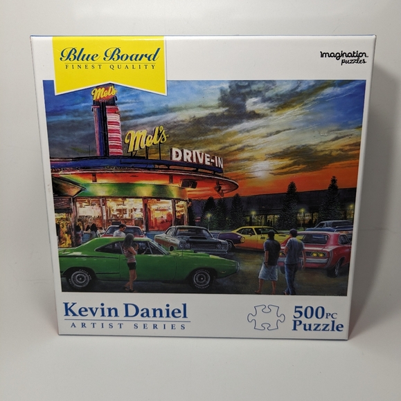 Imagination Puzzles 500 Pieces Kevin Daniel Artist Series 6988031 Mel's Drive-In - Picture 1 of 6